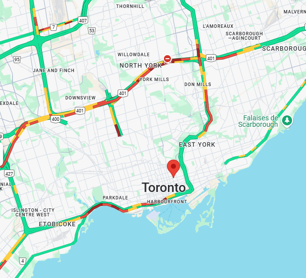 Pr�visions pour Toronto